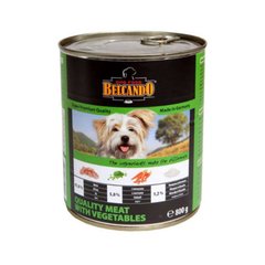 Belcando (Белькандо) Консервированный суперпремиальный корм с отборным мясом и овощами для собак всех возрастов 400 г