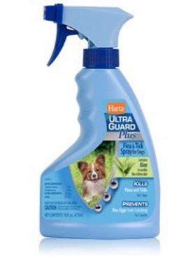 Hartz (Хартц) UltraGuard Plus Flea&Tick Spray for Dogs - Спрей для собак всех возрастов и пород против блох и клещей с алое 473 мл
