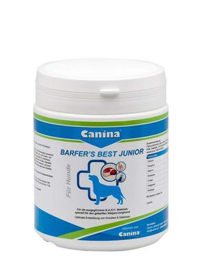 Canina (Канина) Barfers Best Junior - Витаминно-минеральный комплекс для щенков и молодых собак при кормлении натуральным кормом 350 г