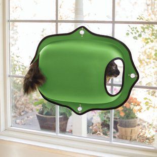 K&H (Кей енд Аш) EZ Mount Window Pod - Спальне місце-будиночок на вікно для котів