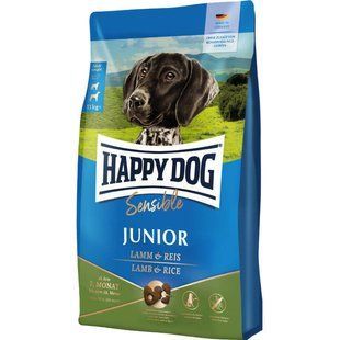 Happy Dog (Хеппи Дог) Sensible Junior Lamb&Rice - Сухой безглютеновый корм с ягненком и рисом для юниоров средних и крупных пород от 7 до 18 месяцев., 4 кг