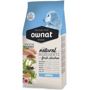 Ownat (Овнат) Classic Junior - Збалансований раціон для цуценят і юніорів, 15 кг