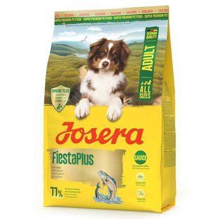 Josera (Йозера) Adult FiestaPlus &ndash; Сухий корм з лососем і домашньою птицею для собак усіх порід, 900 г