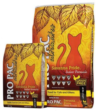PRO PAC (Про Пак) CAT Ultimate Savanna Pride - Сухий корм з куркою для котів і кішок 2 кг