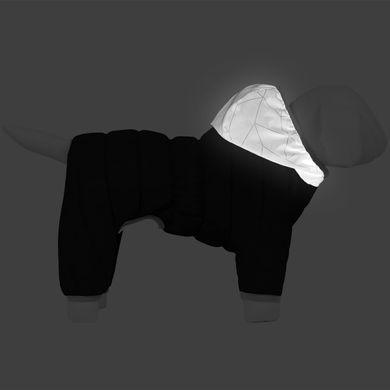WAUDOG (Ваудог) AiryVest ONE - Утепленный комбинезон для собак (черный) XS22 (20-22 см)