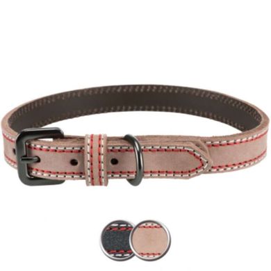 Trixie (Трикси) Native Dog Collar - Кожаный ошейник для собак М Черный