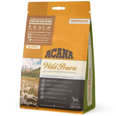 Acana (Акана) Wild Prairie Recipe – Сухой корм с мясом цыплят и индейки для собак всех пород на всех стадиях жизни 11,4 кг