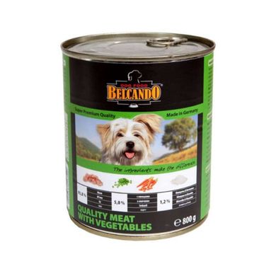 Belcando (Белькандо) Консервований суперпреміальний корм з добірним м'ясом і овочами для собак різного віку 400 г