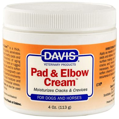 Davis (Девіс) Pad & Elbow Cream - загоюючий крем для лап і ліктів собак та коней