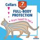 Hartz (Хартц) Ultra Guard PLUS Flea&Tick Collar Cats and Kittens - Світловідбиваючий нашийник від бліх і кліщів для котів і кошенят з 12 тижнів 15х0,3х9,7 см Білий