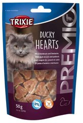 Trixie (Трикси) PREMIO Heartss - Лакомство с уткой и минтаем для кошек 50 г