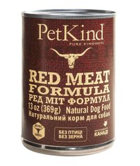 PetKind (ПетКайнд) Red Meat Formula - Консервированный корм с говядиной, ягненком и рубцом для собак всех пород и возрастов (паштет) 369 г