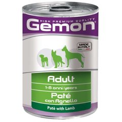 Gemon (Джемон) Dog Adult Pate with Lamb - Влажный корм с ягненком для взрослых собак всех пород (паштет) 400 г