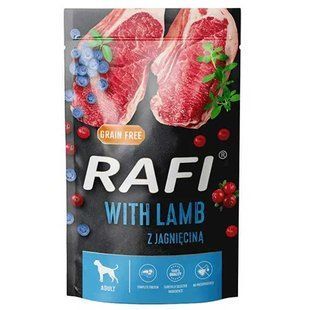 Rafi (Рафі) Dog with Lamb - Вологий корм з ягням для дорослих собак, 500 г