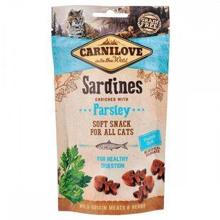 Carnilove (Карнілав) Cat Semi Moist Snack - Ласощі c сардиною і петрушкою для котів і кішок 50 г