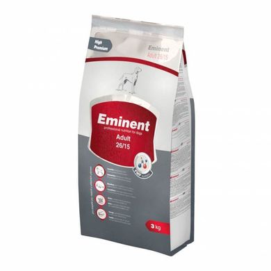 Eminent (Емінент) Adult 26/15 - Повнораціонний корм з куркою для дорослих собак дрібних та середніх порід 3 кг