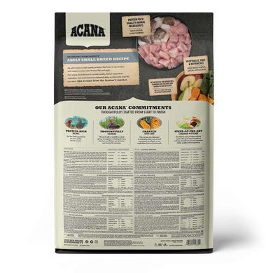 Acana (Акана) Adult Small Breed Recipe - Сухой корм с мясом цыплят для взрослых собак малых пород 340 г