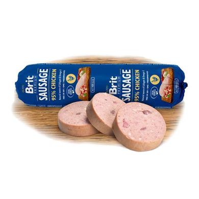 Brit Premium (Бріт Преміум) Dog Sausage Chicken - Ковбаса з куркою для собак 800 г