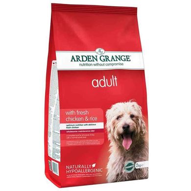 Arden Grange (Арден Грандж) Adult with Fresh Chicken & Rice - Сухий корм для дорослих собак з куркою і рисом 2 кг