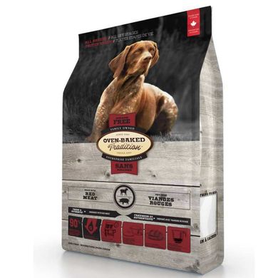 Oven-Baked (Овен-Бэкет) Tradition Grain-Free Red Meat Dog All Breeds - Беззерновой сухой корм со свежим красным мясом для собак различных пород на всех стадиях жизни 2,27 кг