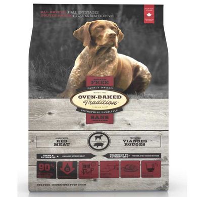 Oven-Baked (Овен-Бекет) Tradition Grain-Free Red Meat Dog All Breeds - Беззерновий сухий корм зі свіжим червоним м'ясом для собак різних порід на всіх стадіях життя 2,27 кг