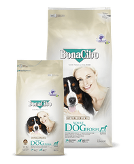 BonaCibo (БонаСібо) Adult Dog Form - Сухий корм з м'ясом курки, анчоусами і рисом для дорослих собак із зайвою вагою і для собак, що старіють 4 кг