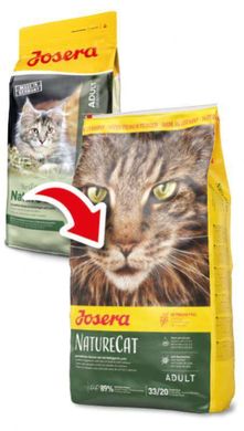 Josera (Йозера) Nature Cat - Сухой корм с лососем для котов с чувствительным пищеварением 400 г