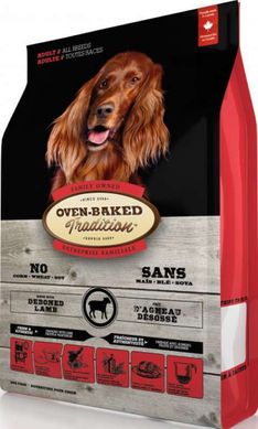 Oven-Baked (Овен-Бэкет) Tradition Lamb Adult Dog All Breeds - Cухой корм со свежим мясом ягнёнка для взрослых собак различных пород 2,27 кг