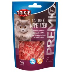 Trixie (Трикси) PREMIO Fish Duck Appetizer - Лакомство с уткой и рыбой для котов и кошек 50 г
