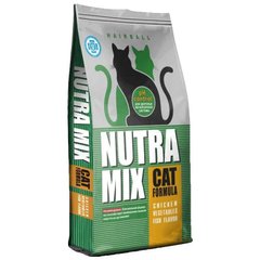 Nutra Mix (Нутра Микс) Hairball Formula - Сухой корм с курятиной, овощами и рыбой для кошек 375 г