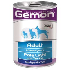 Gemon (Джемон) Dog Adult Pate with Tuna - Влажный корм с тунцом для взрослых собак всех пород (паштет) 400 г