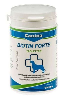 Canina (Канина) Biotin forte - Биологически активная добавка в форме таблеток для собак 30 шт.