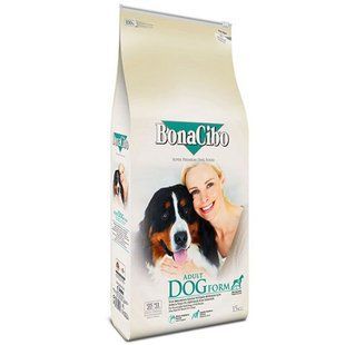 BonaCibo (БонаСібо) Adult Dog Form - Сухий корм з м'ясом курки, анчоусами і рисом для дорослих собак із зайвою вагою і для собак, що старіють, 4 кг
