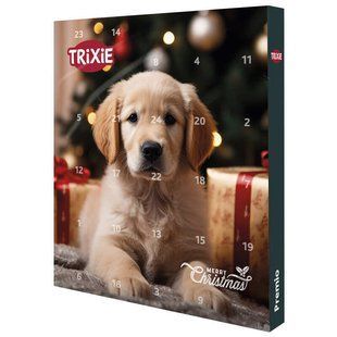 Trixie (Тріксі) Premio - Різдвяний адвент-календар з ласощами для собак, 30х34х3,5 см