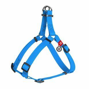 Collar (Коллар) WAUDOG Waterproof - Водостійка шлея для собак з металевою фурнітурою, XS Салатовий