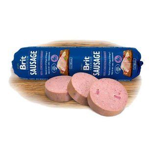 Brit Premium (Брит Премиум) Dog Sausage Chicken & Rabbit - Колбаса с курицей и кроликом для собак 800 г