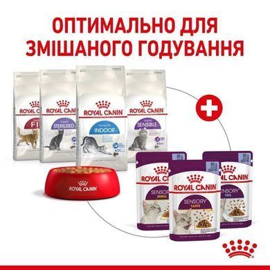 Royal Canin (Роял Канин) Sensory Smell in Jelly &ndash; Влажный корм с мясом и рыбой для взрослых кошек, стимулирующий обонятельные рецепторы (кусочки в желе) 85 г