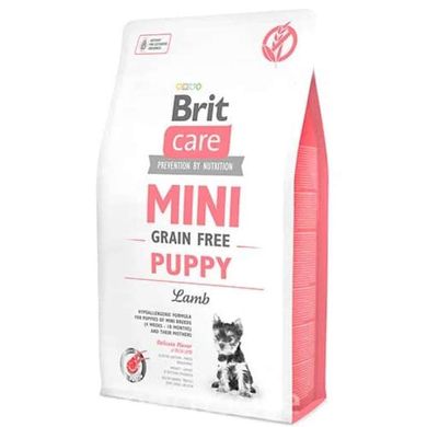 Brit Care (Бріт Кеа) Mini Grain Free Puppy - Сухий беззерновий корм з ягням для цуценят мініатюрних порід 400 г