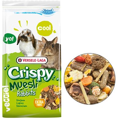 Versele-Laga (Верселе-Лага) Crispy Muesli Rabbits Cuni - Зернова суміш (корм) для кроликів 1 кг