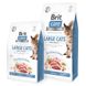 Brit Care (Брит Кеа) Grain-Free Large cats - Сухой беззерновой корм с курицей и уткой для взрослых кошек крупных пород 400 г