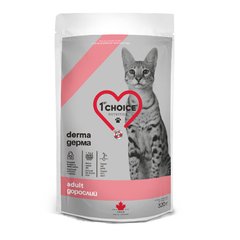 1st Choice (Фест Чойс) Adult Derma - Сухой корм с лососем для котов с гиперчувствительной кожей 320 г