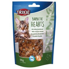 Trixie (Трикси) PREMIO Barbecue Hearts - Лакомcтво с курицей для кошек 50 г