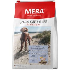 Mera (Мера) Dog Pure Sensitive Fresh meat Hering&Kartoffel - Сухой беззерновой корм с сельдью и картофелем для взрослых собак 12,5 кг