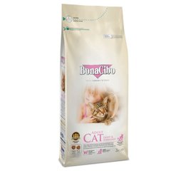 BonaCibo (БонаСібо) Adult Cat Light & Sterilized - Сухий корм з м'ясом курки, анчоусами і рисом для дорослих стерилізованих котів та кішок із зайвою вагою 2 кг