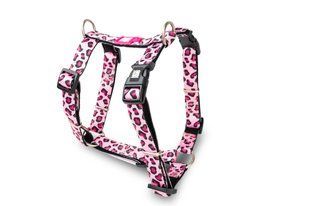 Max&Molly (Макс энд Молли) H-Harness - Шлея для собак Leopard Pink с леопардовым принтом, XS