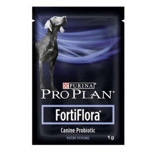 Pro Plan Veterinary Diets (Про План Ветеринари Диетс) FortiFlora Canine - Кормовая добавка с пробиотиком для собак, 7х1 г