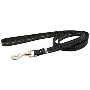 Sprenger (Шпренгер) Поводок нейлоновый прорезиненный с ручкой, для собак 2x120 см Черный