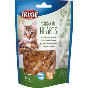 Trixie (Тріксі) PREMIO Barbecue Hearts - Ласощі з куркою для котів 50 г