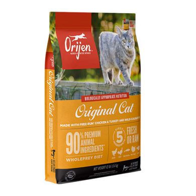 Orijen (Ориджен) Original Cat (Cat&Kitten) – Сухий корм з м'ясом птиці і риби для кошенят і котів 340 г