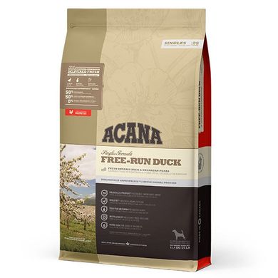 Acana (Акана) Free-Run Duck - Сухой корм с уткой для собак всех пород на всех стадиях жизни с чувствительным пищеварением 340 г